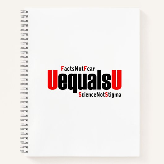 Carnet U = U - VIH indétectable - Science pas Stigmatisme (Devant)