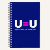 Carnet U=U VIH non détectable égale non transmettable (Recto)