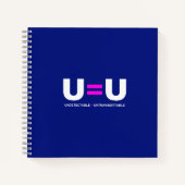 Carnet U=U VIH non détectable égale non transmettable (Devant)
