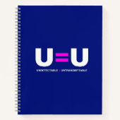 Carnet U=U VIH non détectable égale non transmettable (Devant)