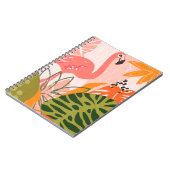 Carnet UA Flamant rose Jungle II (Côté gauche)