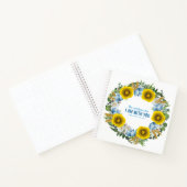 Carnet Ukraine Ukrainienne Fleurs de couronne Foi Espoir (Intérieur)