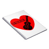 Carnet Ukulele Love (Côté Droit)
