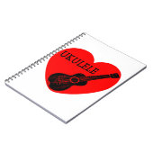 Carnet Ukulele Love (Côté gauche)