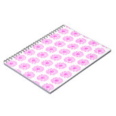 Carnet Ultra Rose Fleur de marguerite Impression, Hippie (Côté gauche)