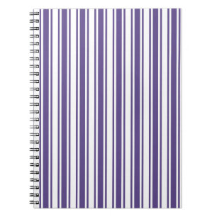 Carnet Ultra violet and white candy stripes