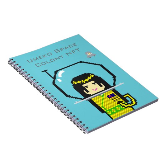 Carnet Umeko Space Colony NFT #35 Haname notebook ノートブック (Côté Droit)