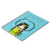Carnet Umeko Space Colony NFT #35 Haname notebook ノートブック (Côté gauche)