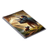 Carnet Un adulte majestueux Tricératops (Côté Droit)