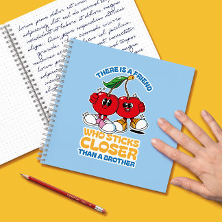 Carnet Un ami est plus proche qu'un frère