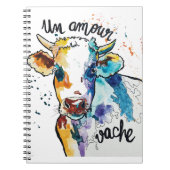 Carnet Un amour vache (Devant)