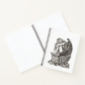 Carnet Un ange endormi sur la pierre (Intérieur)