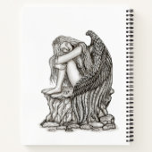 Carnet Un ange endormi sur la pierre (Dos)