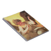 Carnet Un ange tenant un flacon en verre (Côté Droit)