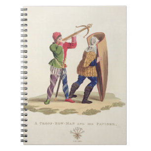 Carnet Un arbalétrier et son Paviser, 1433, de 'Ancien