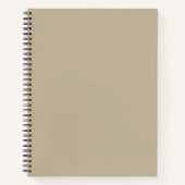 Carnet Un arrière - plan brun solide avec un doux, unifor (Devant)