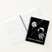 Carnet Un Astronaut Amusant Dans L'Espace (Intérieur)