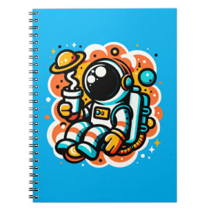 Carnet Un astronaute boit du café - Caféine spatiale