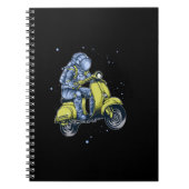 Carnet Un astronaute en scooter dans l'espace (Devant)