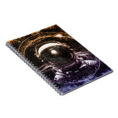 Carnet Un astronaute moderne coloré dans l'espace (Côté Droit)