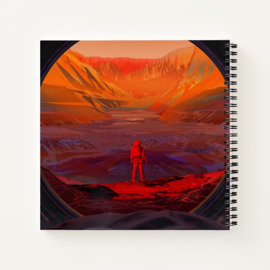 Carnet Un Astronaute Sur Mars (Dos)