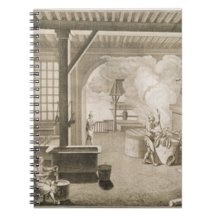 Carnet Un atelier tinctorial en soie, du 'DES