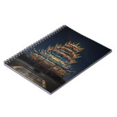 Carnet Un bâtiment japonais traditionnel s'illumine dans  (Côté gauche)