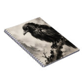 Carnet Un beau corbeau sur une branche (Côté Droit)