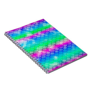 Carnet Un beau spectre de couleurs de sirène