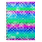 Carnet Un beau spectre de couleurs de sirène (Devant)