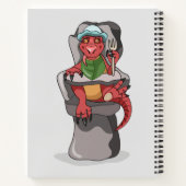 Carnet Un Bébé Tyrannosaurus Rex Assis Dans Une Chaise Ha (Dos)