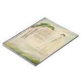 Carnet Un berger lisant l'épitaphe, de l'élégie écrite (Côté gauche)