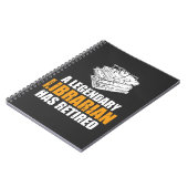 Carnet Un bibliothécaire légendaire a retiré la retraite (Côté gauche)