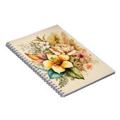 Carnet Un Bouquet De Fleurs Jaunes Pour Vos Valentines (Côté Droit)