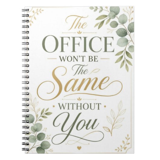 Carnet Un Bureau Personnalisé Ne Sera Plus Le Même (Devant)