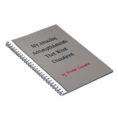 Carnet Un cadeau humoristique pour un ami ou un collabora (Côté Droit)