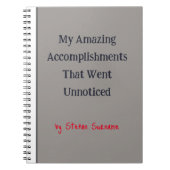 Carnet Un cadeau humoristique pour un ami ou un collabora (Devant)