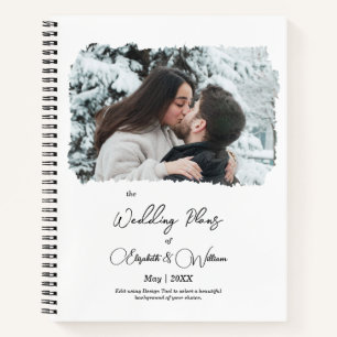 Carnet Un cadre de superposition photo Love Couple Plans 