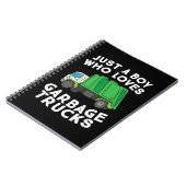 Carnet Un Camion-poubelle Juste Un Garçon Qui Aime Les Ca (Côté gauche)