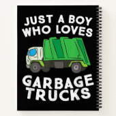 Carnet Un Camion-poubelle Juste Un Garçon Qui Aime Les Ca (Dos)