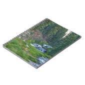 Carnet Un canard repose sur une rivière en cascade (Côté gauche)