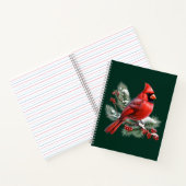 Carnet Un cardinal rouge (Intérieur)