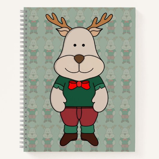 Carnet Un cerf mignon (Devant)