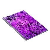 Carnet Un champ de marguerites violettes et roses (Côté Droit)