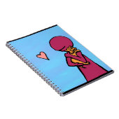 Carnet Un chat aime étreindre comique (Côté Droit)