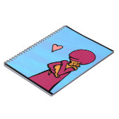 Carnet Un chat aime étreindre comique (Côté gauche)