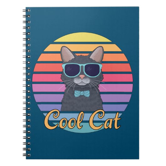 Carnet Un chat Cool (Devant)