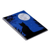 Carnet Un chat qui regarde à la Pleine lune (Côté Droit)