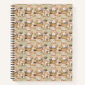 Carnet Un chats en chef motif mignon et transparent (Devant)