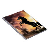 Carnet Un cheval de Stallion friésien (Côté Droit)